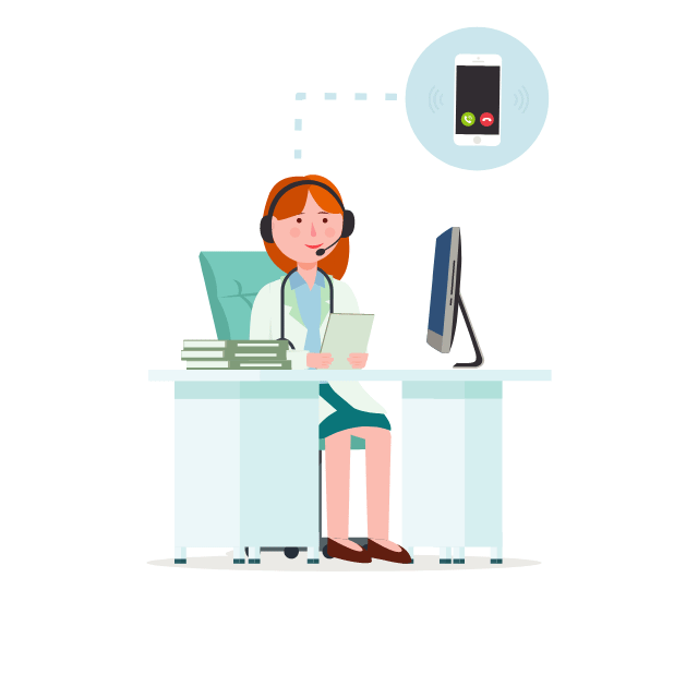 Maintenance and customer support icon