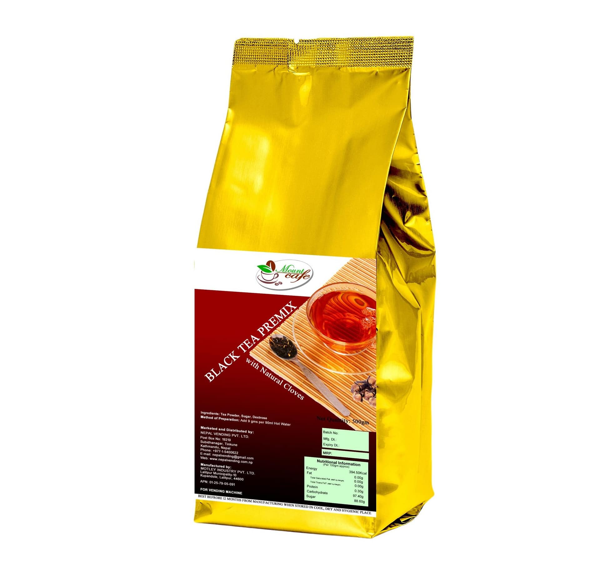 Instant Black Tea Premix-Cloves Flavor